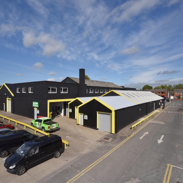 Warrington business park and industrial units